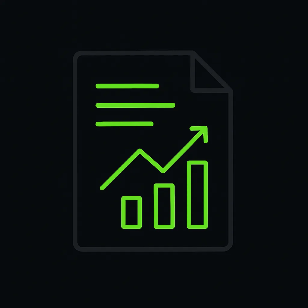 Reporting process illustration